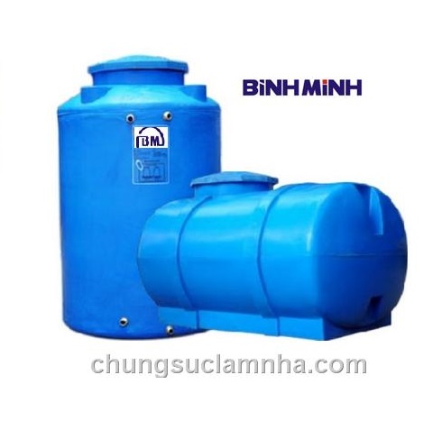 Bồn nước nhựa Bình Minh 1000 lít đứng