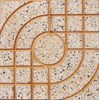 Gạch terrazzo 40x40 QP1 màu vàng