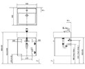 Tủ chậu rửa INAX CB0504-5QF-B